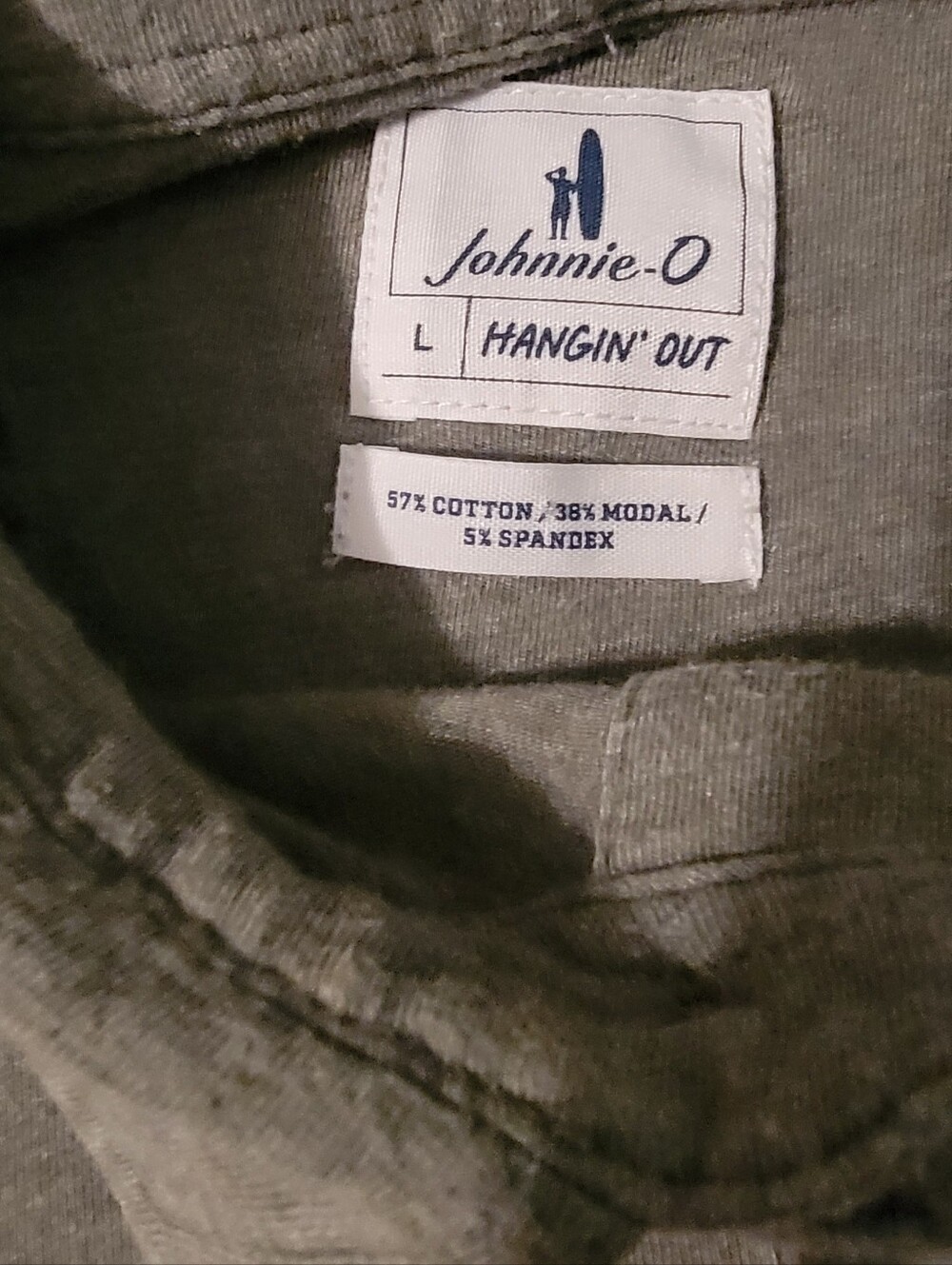 Johnnie-O Men's Green Polo - L - Picture 4 of 5